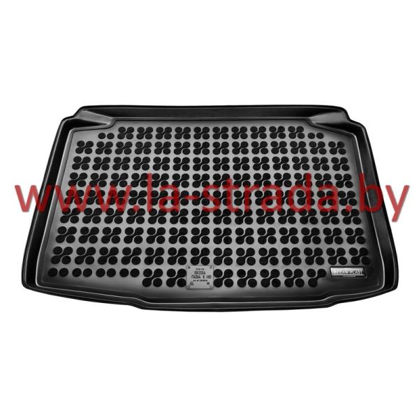 Комплект резиновых автомобильных ковриков SKODA FABIA 2007-2014