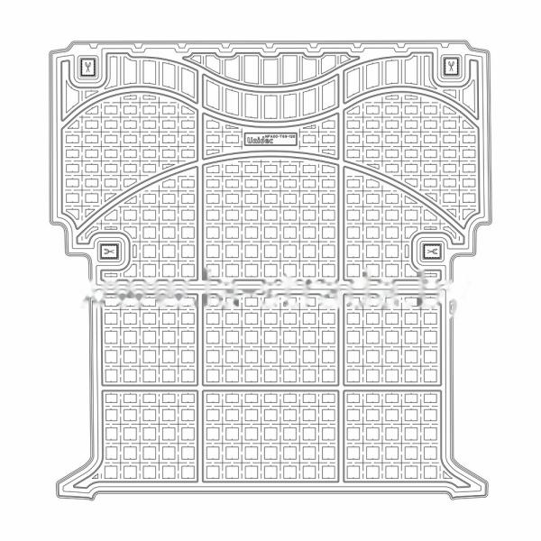 Комплект резиновых автомобильных ковриков RENAULT KANGOO 2008-2013