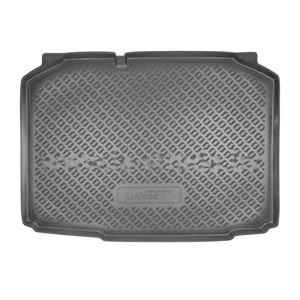 Комплект резиновых автомобильных ковриков SKODA FABIA 2007-2014