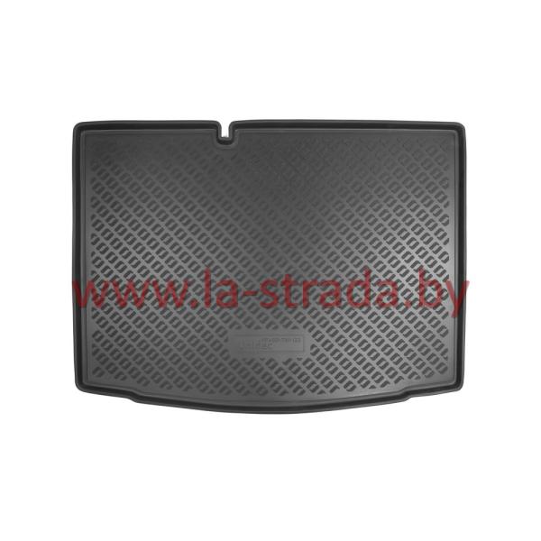 Комплект резиновых автомобильных ковриков SKODA FABIA 2007-2014