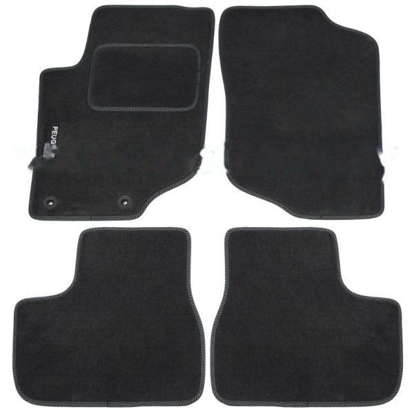 Комплект резиновых автомобильных ковриков PEUGEOT 207 2006-2013