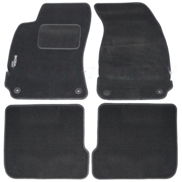 Комплект резиновых автомобильных ковриков SKODA SUPERB 2002-2008