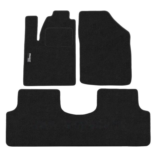 Комплект резиновых автомобильных ковриков PEUGEOT PARTNER 1996-2002