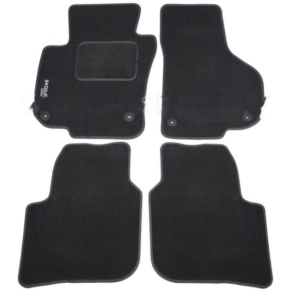 Комплект резиновых автомобильных ковриков SKODA SUPERB 2008-2015