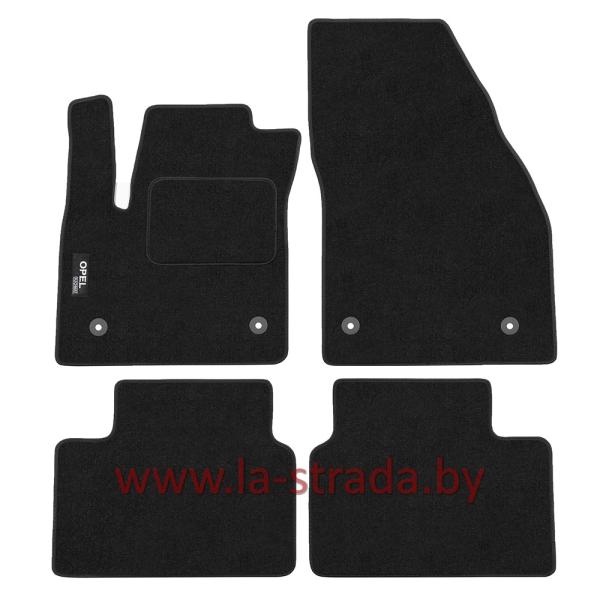 Комплект резиновых автомобильных ковриков OPEL MERIVA 2003-2010