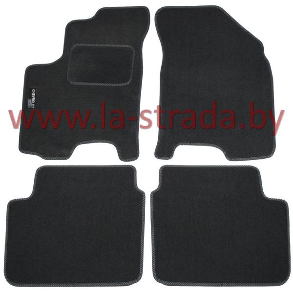Комплект резиновых автомобильных ковриков CHEVROLET AVEO (T200) 2002-2008