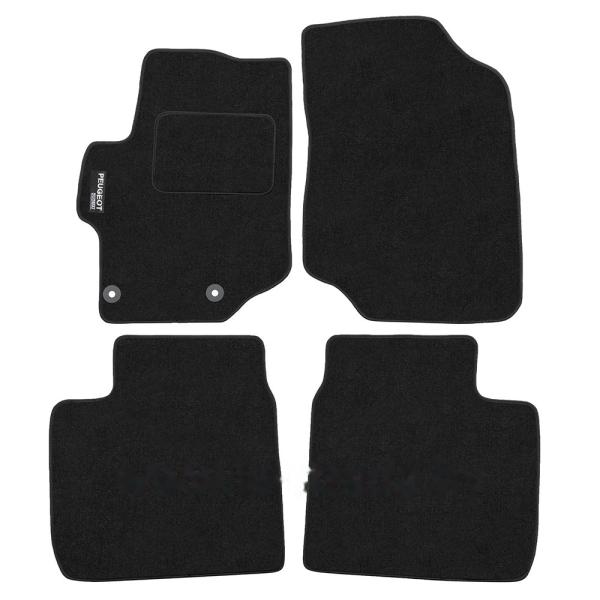 Комплект резиновых автомобильных ковриков PEUGEOT 301 2012-2017