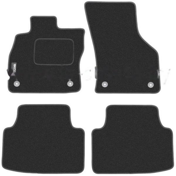 Комплект резиновых автомобильных ковриков SKODA OCTAVIA 2013-2017