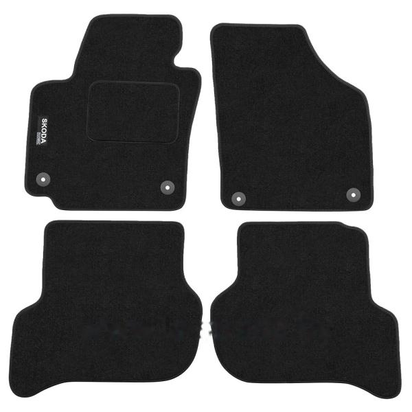 Комплект резиновых автомобильных ковриков SKODA YETI 2000-