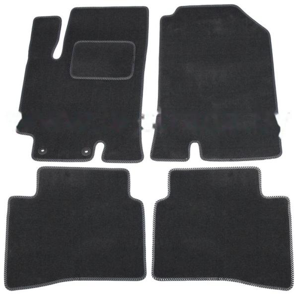 Комплект резиновых автомобильных ковриков HYUNDAI SOLARIS 2015-2017