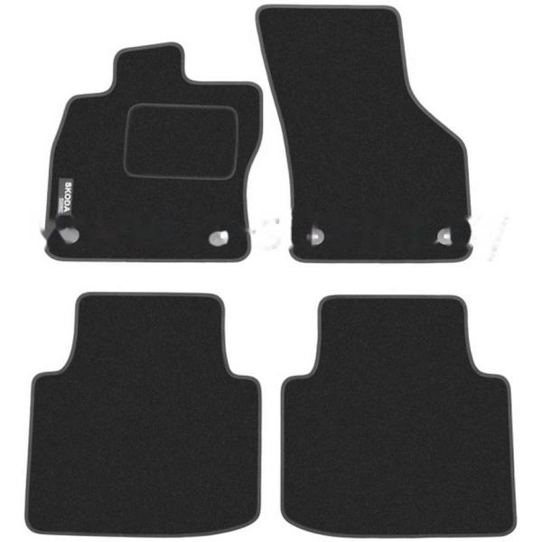 Комплект резиновых автомобильных ковриков SKODA SUPERB 2008-2015