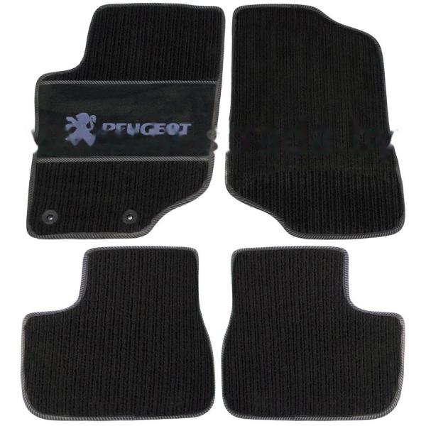 Комплект резиновых автомобильных ковриков PEUGEOT 207 2006-2013
