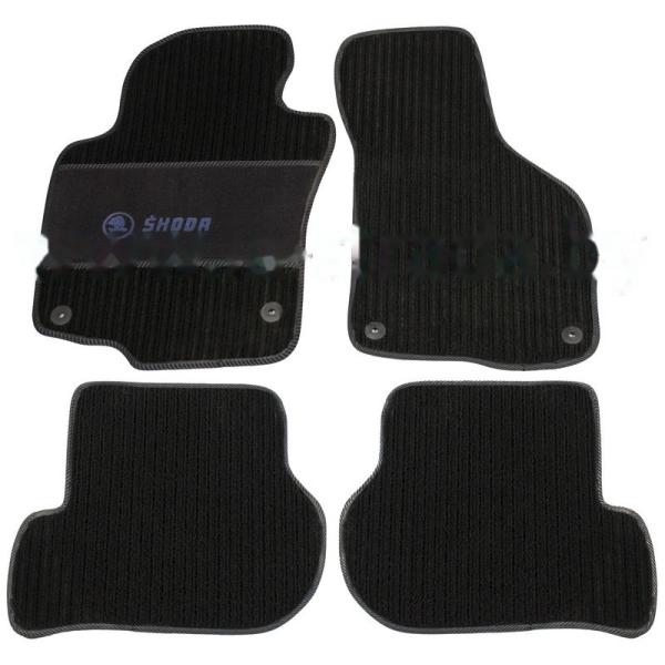 Комплект резиновых автомобильных ковриков SKODA OCTAVIA 2004-2008