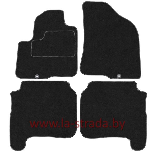 Комплект резиновых автомобильных ковриков HYUNDAI SANTAMO 1998-