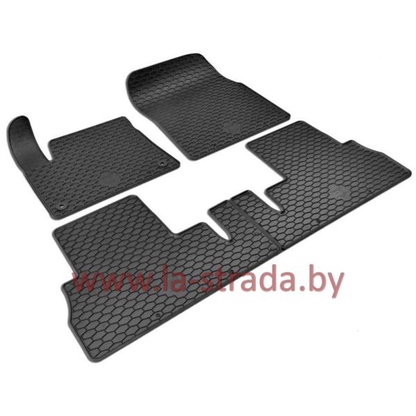 Комплект резиновых автомобильных ковриков CITROEN BERLINGO 2005-