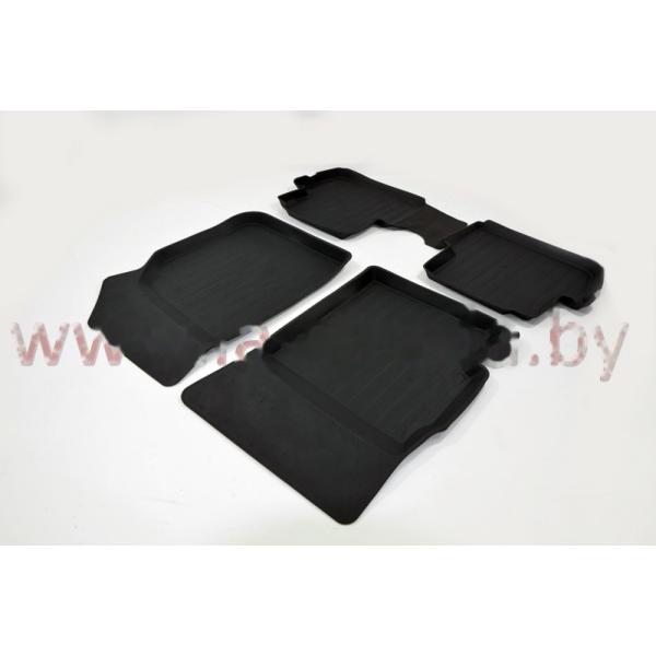 Комплект резиновых автомобильных ковриков CHEVROLET SPARK 2010-