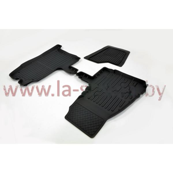 Комплект резиновых автомобильных ковриков FORD TRANSIT 2000-2006