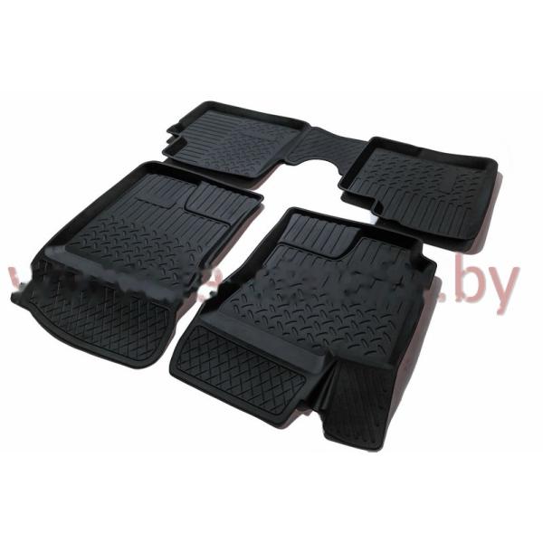 Комплект резиновых автомобильных ковриков HYUNDAI GETZ 2005-2009
