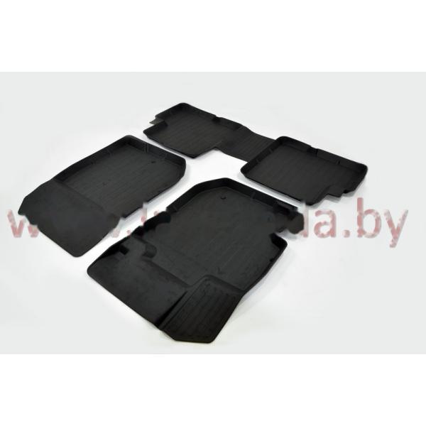 Комплект резиновых автомобильных ковриков NISSAN ALMERA 2013-