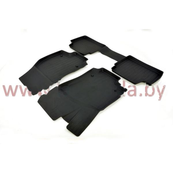 Комплект резиновых автомобильных ковриков OPEL ASTRA 2004-2009