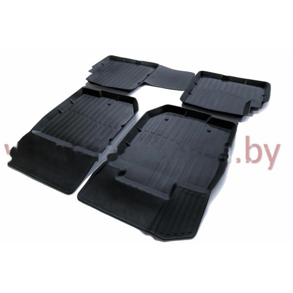 Комплект резиновых автомобильных ковриков RENAULT LOGAN 2004-2007