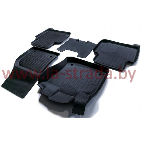 Комплект резиновых автомобильных ковриков SKODA KODIAQ 2016-