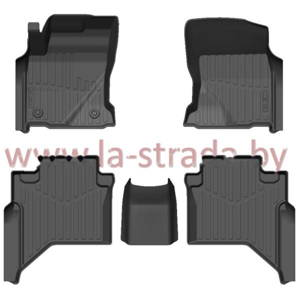 Комплект резиновых автомобильных ковриков TOYOTA HILUX 2005-2012