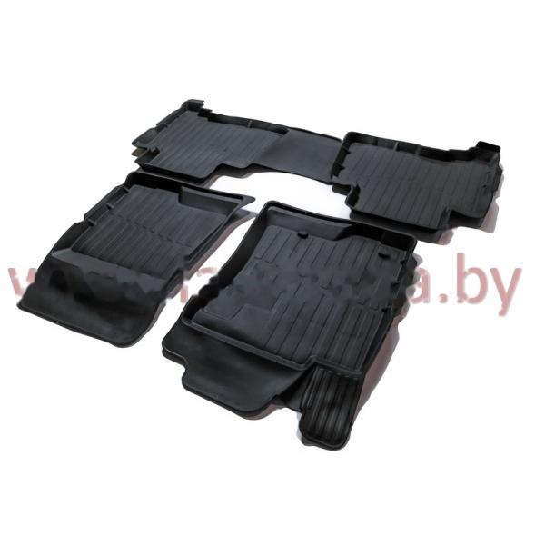 Комплект резиновых автомобильных ковриков TOYOTA PRADO FJ120 2002-2009