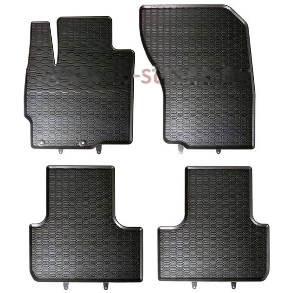 Комплект резиновых автомобильных ковриков MITSUBISHI OUTLANDER 2007-2009