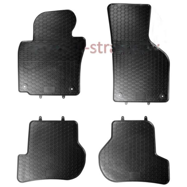 Комплект резиновых автомобильных ковриков SKODA OCTAVIA 2004-2008