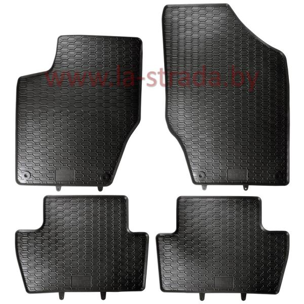Комплект резиновых автомобильных ковриков PEUGEOT 307 2001-2007