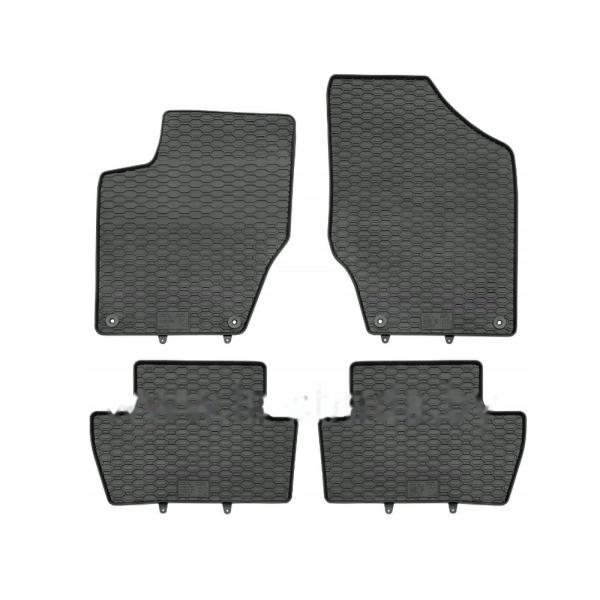 Комплект резиновых автомобильных ковриков PEUGEOT 308 2007-2011