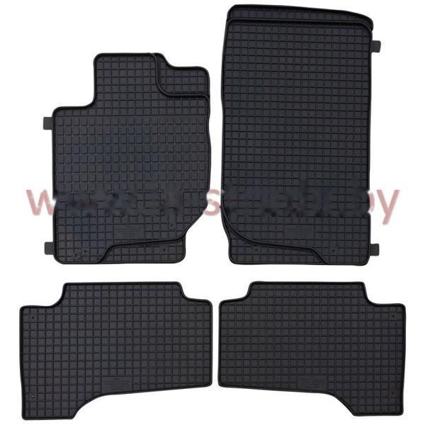 Комплект резиновых автомобильных ковриков MITSUBISHI L200 2010-2015