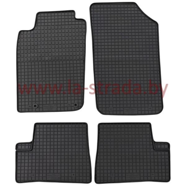 Комплект резиновых автомобильных ковриков PEUGEOT 206 1998-2009