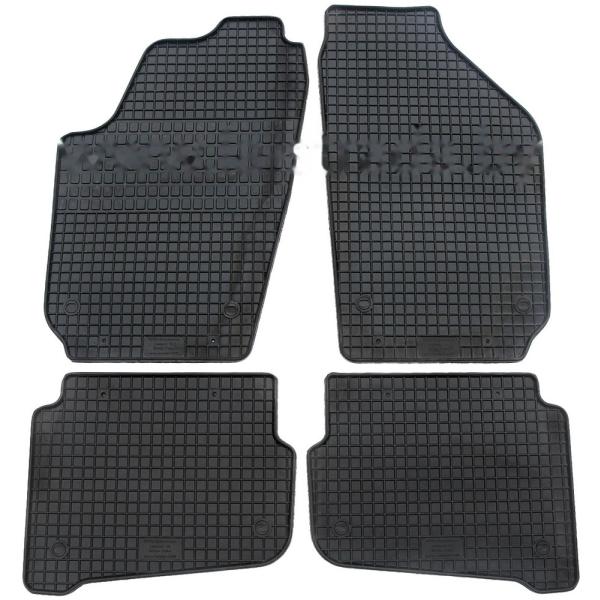 Комплект резиновых автомобильных ковриков SKODA FABIA 1999-2007