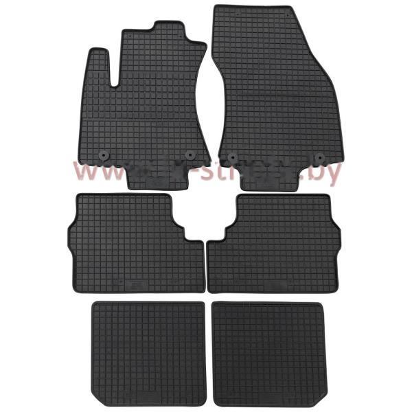 Комплект резиновых автомобильных ковриков OPEL ZAFIRA 1999-2004