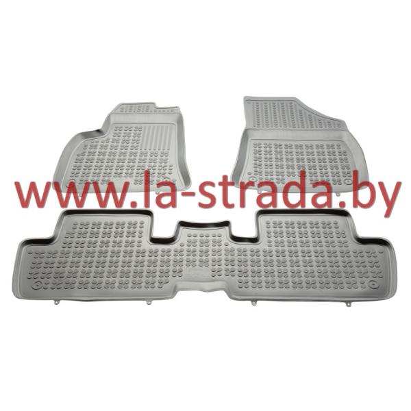 Комплект резиновых автомобильных ковриков PEUGEOT 3008 2009-2016