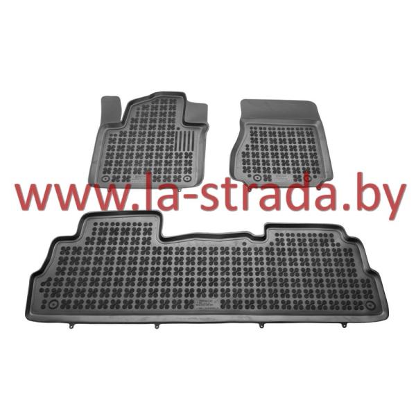 Комплект резиновых автомобильных ковриков NISSAN NV200 2009-2012