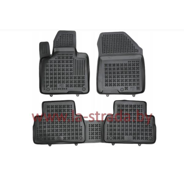 Комплект резиновых автомобильных ковриков HYUNDAI SANTA FE 2013-2018