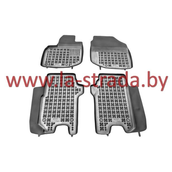Комплект резиновых автомобильных ковриков HONDA FIT 2007-2008