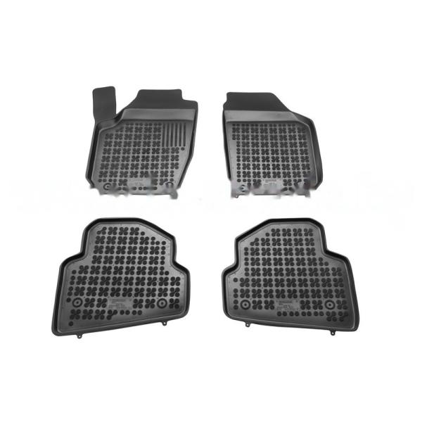 Комплект резиновых автомобильных ковриков SKODA FABIA 2007-2014