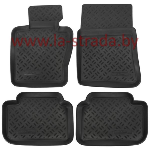 Комплект резиновых автомобильных ковриков BMW X3 (E83) 2004-2010