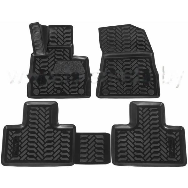 Комплект резиновых автомобильных ковриков BMW X5 (E53) 2000-2004