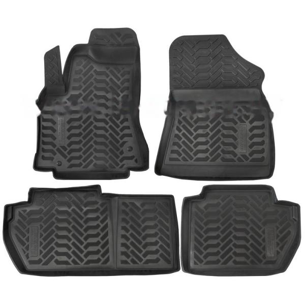 Комплект резиновых автомобильных ковриков CITROEN BERLINGO 2005-