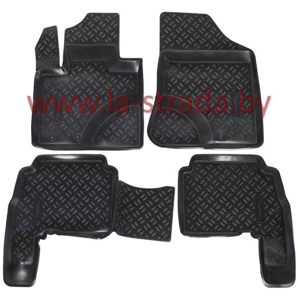 Комплект резиновых автомобильных ковриков KIA SORENTO 2009-2014