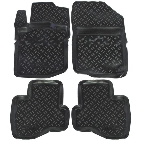 Комплект резиновых автомобильных ковриков PEUGEOT 107 2005-
