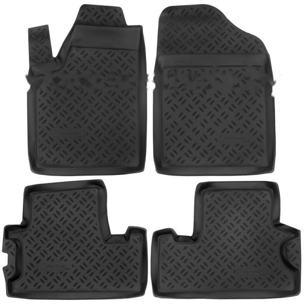 Комплект резиновых автомобильных ковриков PEUGEOT PARTNER 1996-2002