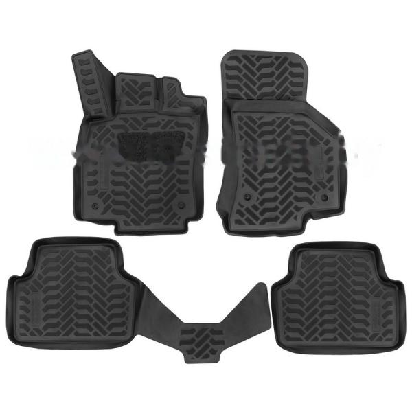 Комплект резиновых автомобильных ковриков SKODA OCTAVIA 2013-2017