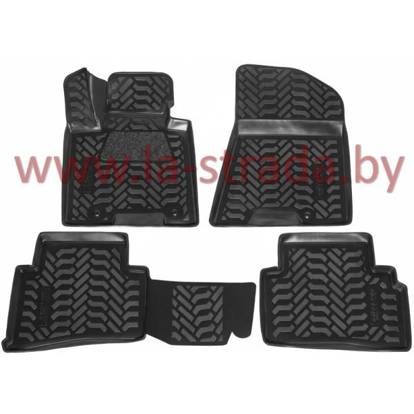 Комплект резиновых автомобильных ковриков KIA SPORTAGE 2010-2015