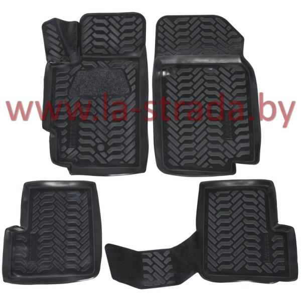 Комплект резиновых автомобильных ковриков PEUGEOT 406 1995-1999